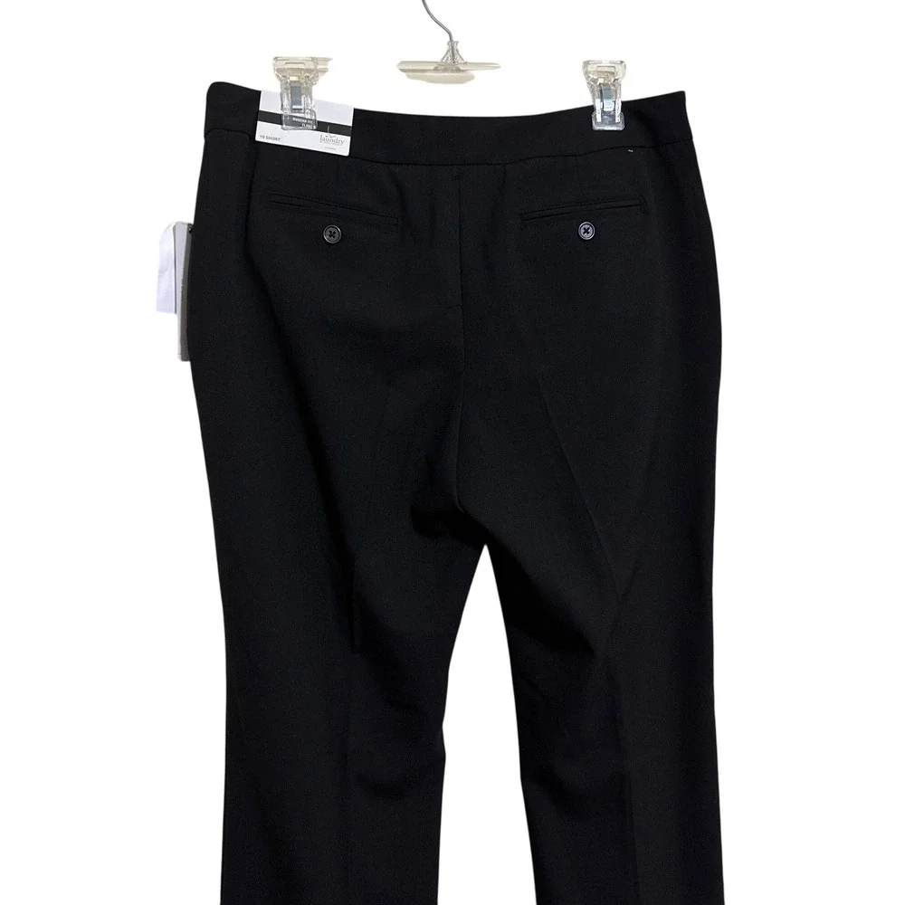 LAUNDRY by Shelli Segal The HAILEE Modern Fit Women's Black Pants 10S NWT $178 - Picture 4 of 8